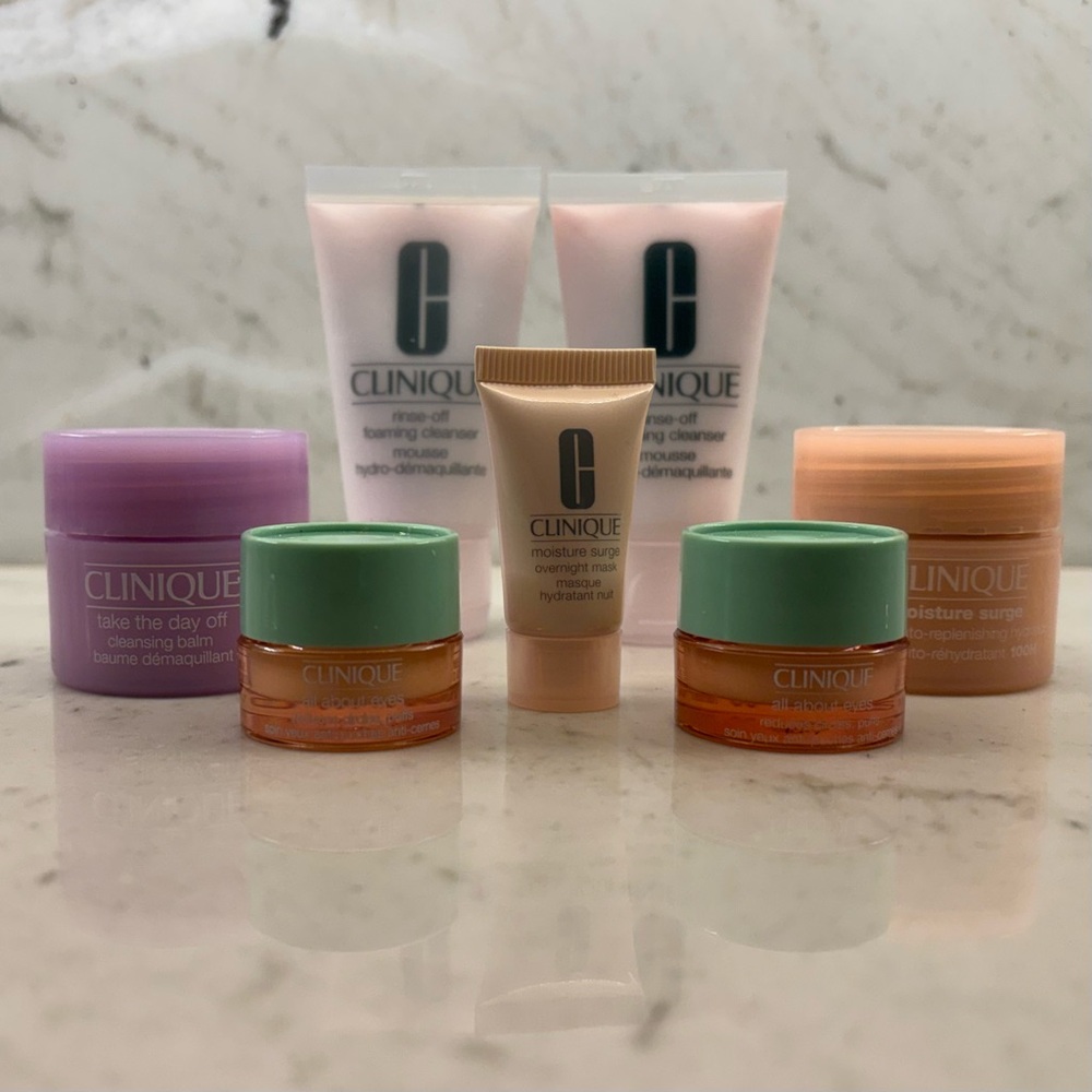 Clinique Travel Size Skincare - moisturizers and facial cleanser